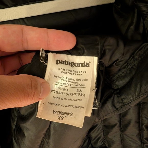 Patagonia Lightweight Puffer Hooded XS - Picture 6 of 10